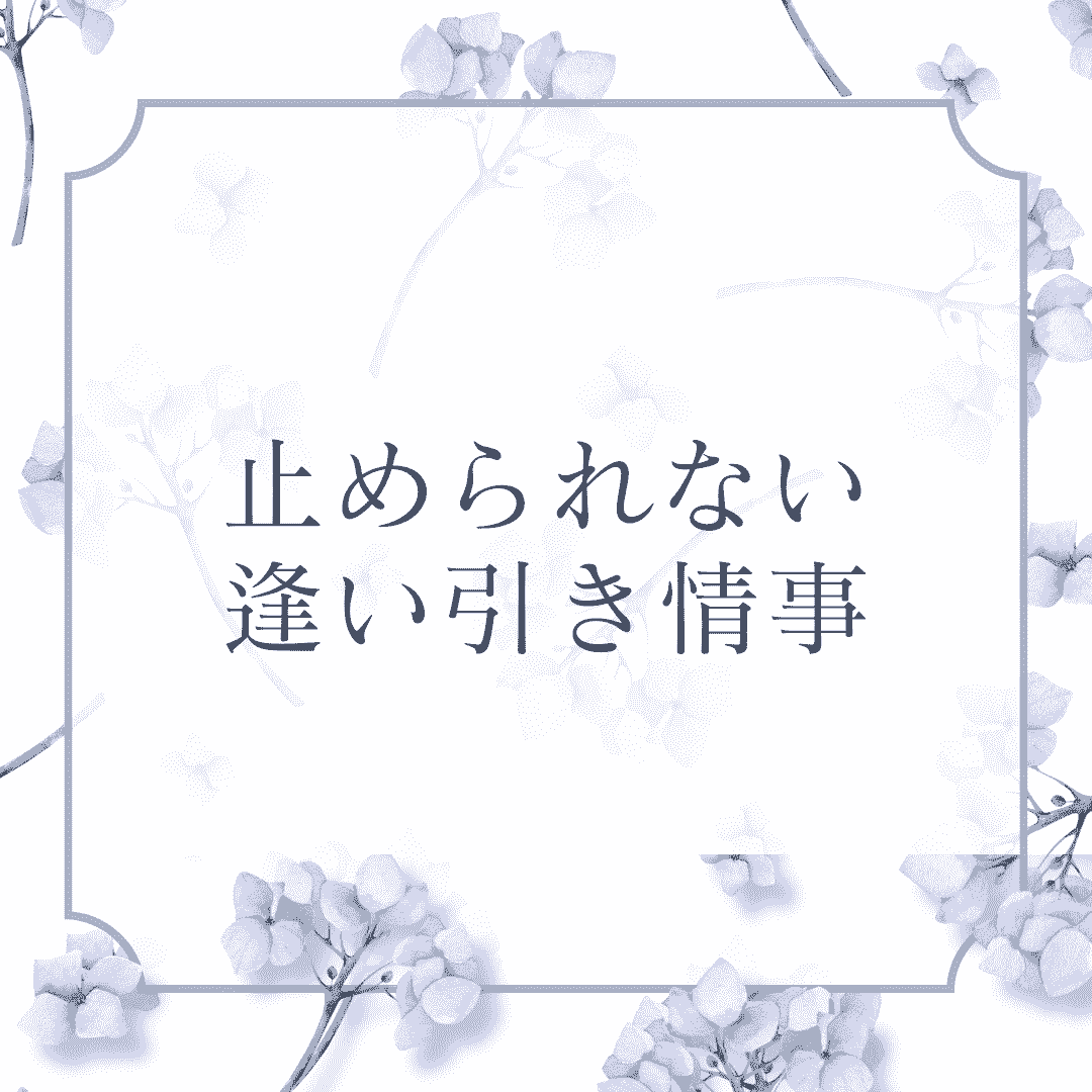 止められない逢い引き情事